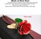 Gold Rose 24K Plated Gold Dipped Rose, Forever Preserved Red Rose (Blue with Stand) 3.14"D x 3.14"W x 10.2"H
